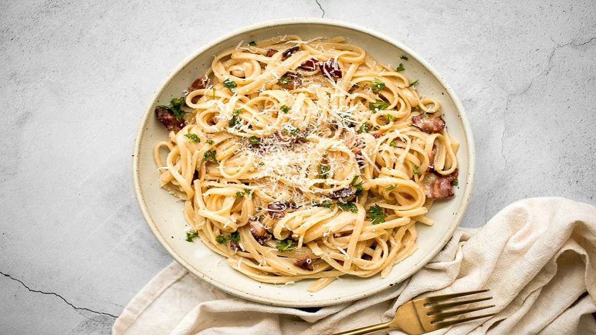 Resep Western Food, Spaghetti Carbonara Ala Restoran