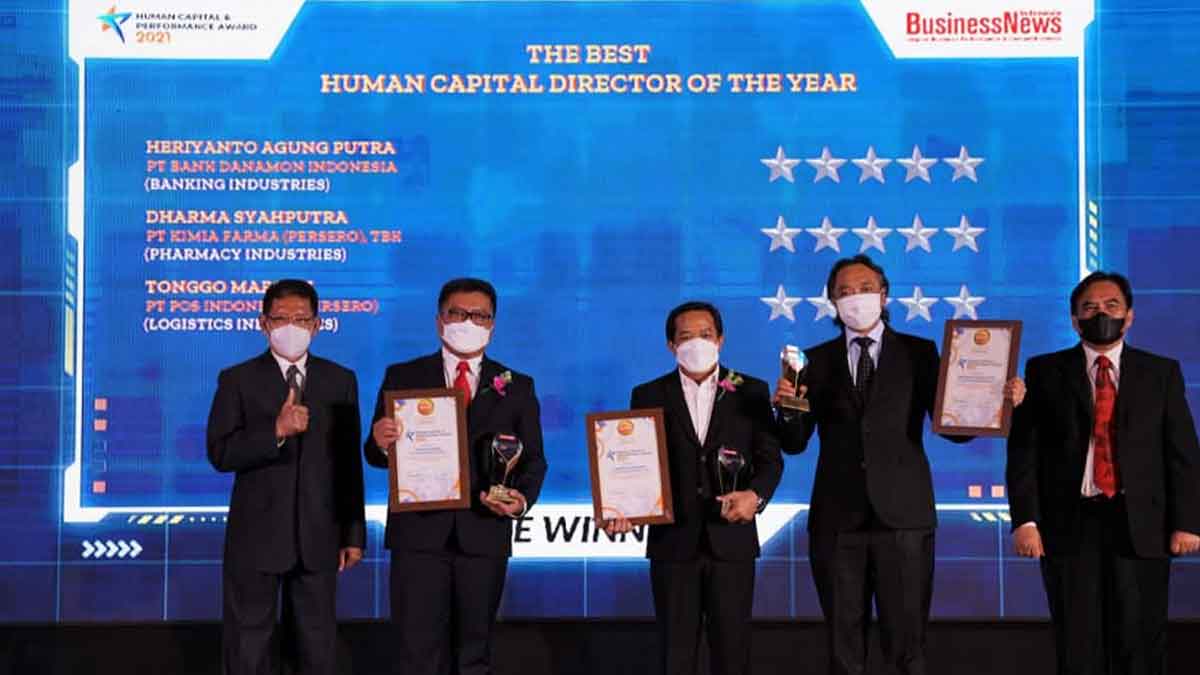 Pos Indonesia Raih Penghargaan Human Capital & Performance Award